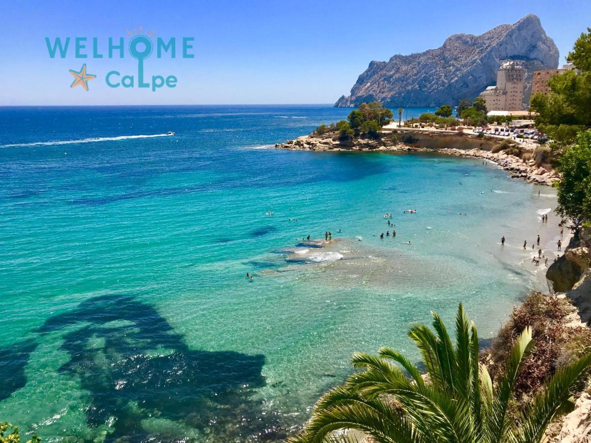 Acuarela Estudio, 1ª Linea, Vista Al Mar, Piscina Calp Dış mekan fotoğraf