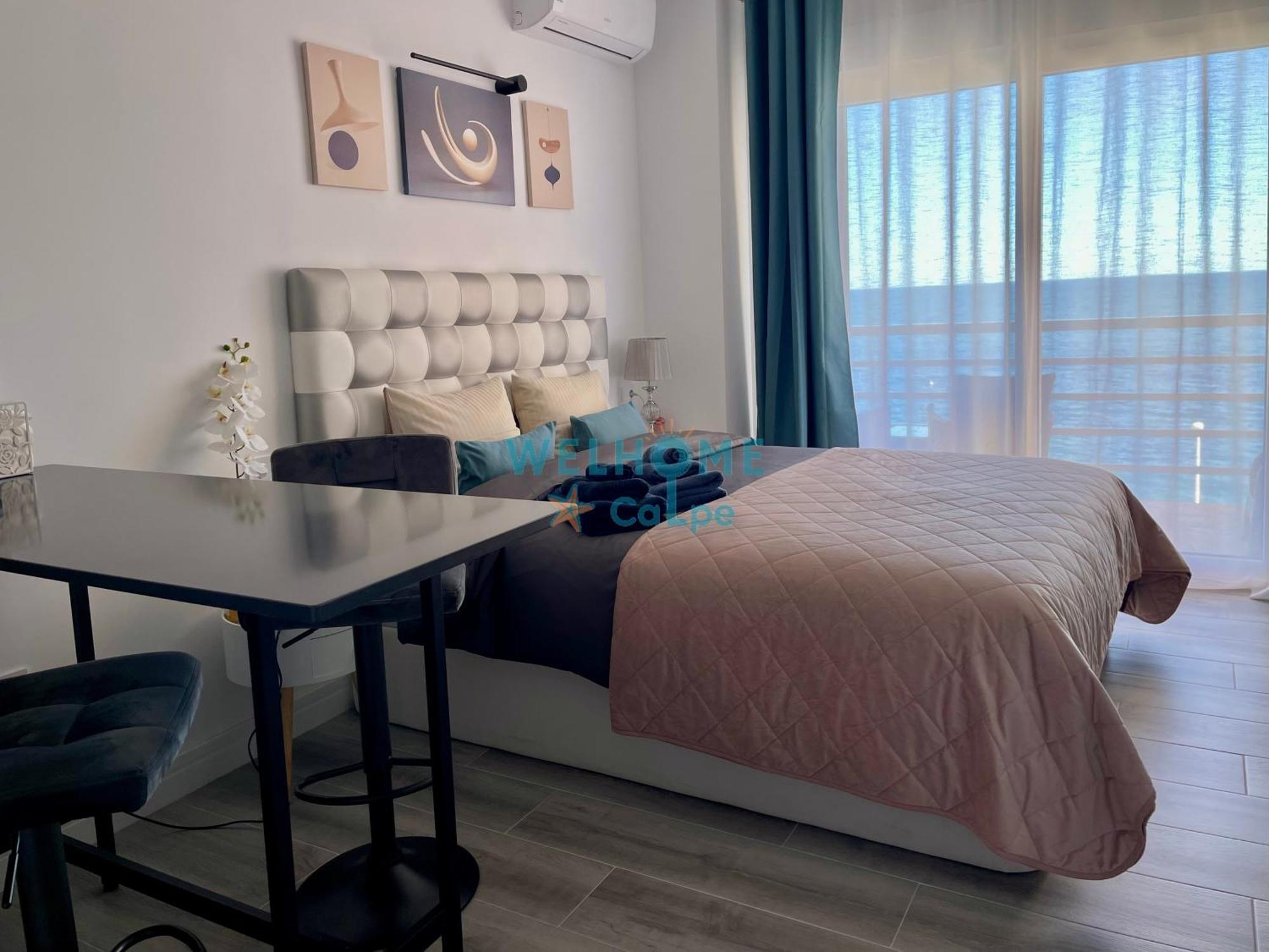 Acuarela Estudio, 1ª Linea, Vista Al Mar, Piscina Calp Dış mekan fotoğraf